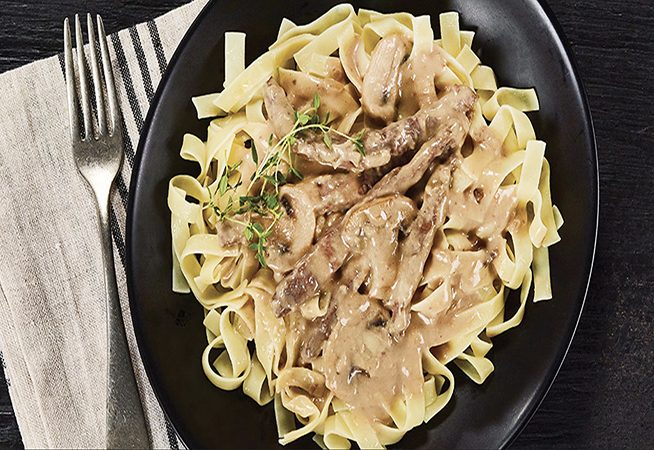 Boeuf stroganoff