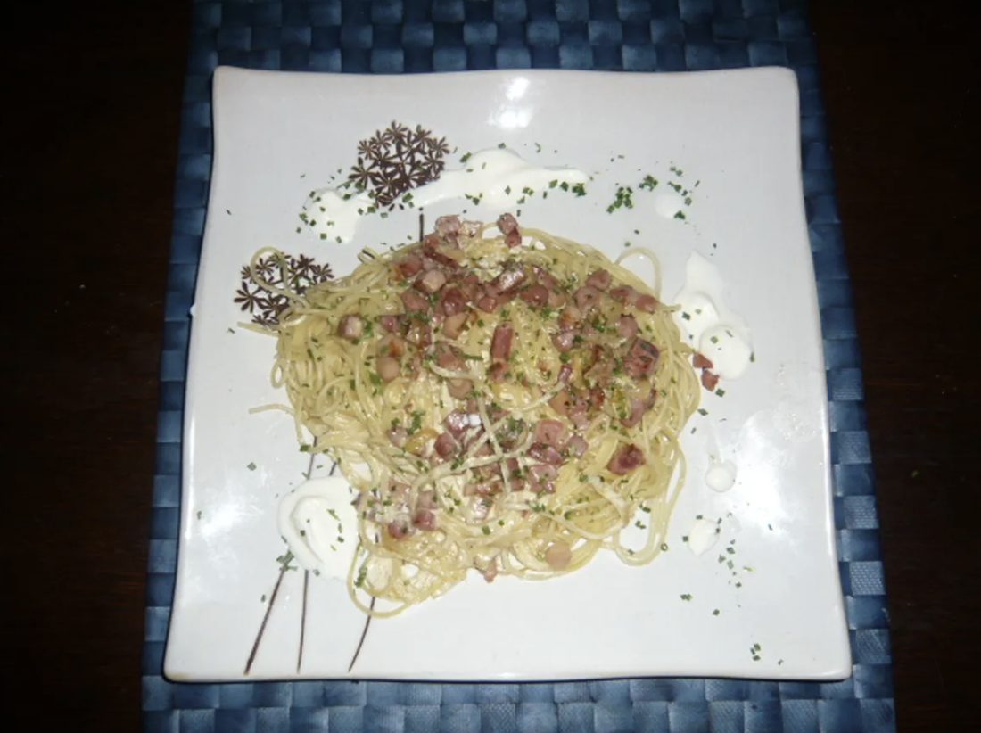 Spaghettini Carbonara